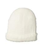 Free People Head In The Clouds Fuzzy Beanie (white) Beanies