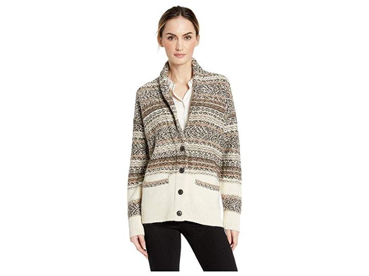 Pendleton Chelan Cardigan (sandshell Multi) Women's Sweater