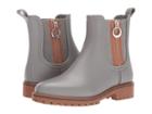 Bernardo Zip Rain (grey) Women's Rain Boots