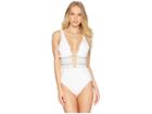 Isabella Rose Crystal Cove One-piece (white) Women's Swimsuits One Piece