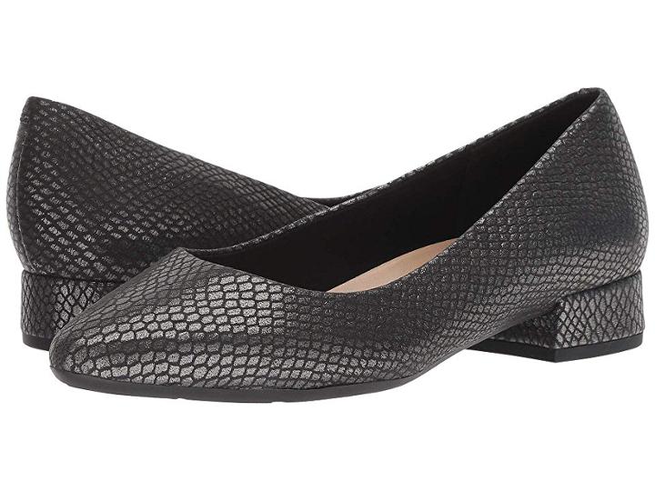 Easy Spirit Caldise (black Suede) Women's Shoes