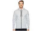 Adidas Sport Id Stadium Full-zip Hoodie (stadium Heather/grey) Men's Sweatshirt