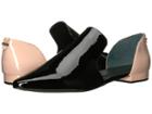 Calvin Klein Edona (black/sheer Satin Patent) Women's Shoes