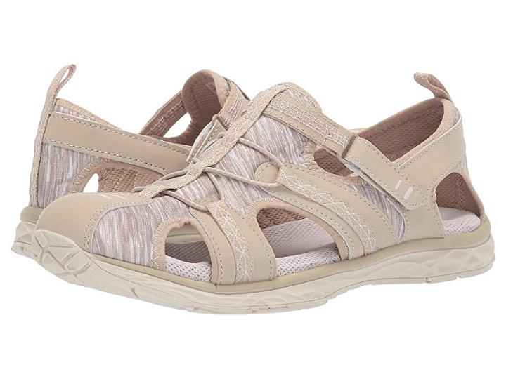 Dr. Scholl's Andrews (moon Beige Nubuck/fabric) Women's Sandals