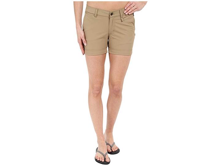 Fjallraven Abisko Stretch Shorts (sand) Women's Shorts