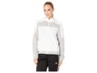 Adidas S2s Jacket (medium Grey Heather/white) Women's Coat