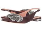 Rochas Ro31111 (dark Violet Satin) Women's Shoes