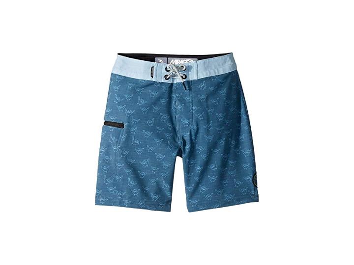 Rip Curl Kids Mirage Sharks Cover Boardshorts (big Kids) (blue) Boy's Swimwear