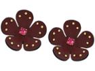 Kate Spade New York Blooming Bling Leather Studs (russet Multi) Earring
