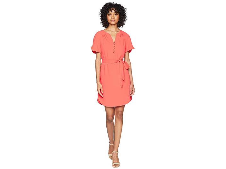 Trina Turk Water Lily Dress (coral Lilly) Women's Dress
