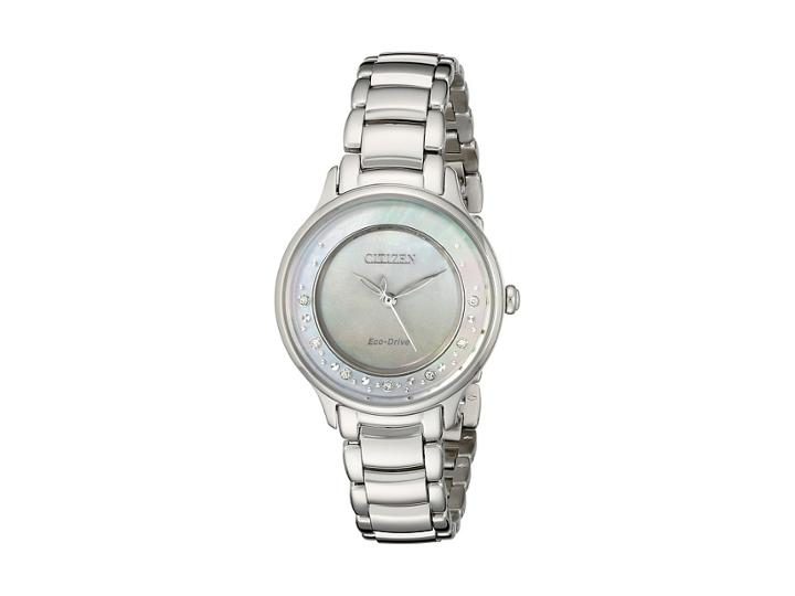 Citizen Watches Em0380-81n Circle Of Time (silver Tone Stainless Steel) Watches