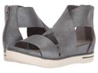 Eileen Fisher Sport (silver Metallic Suede) Women's Sandals