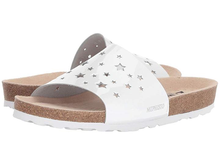 Mephisto Nora Star (white Patent) Women's  Shoes