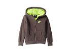 Nike Kids Futura Fleece Sherpa Full Zip (little Kids) (gunsmoke) Boy's Sweatshirt