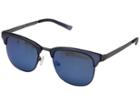 Guess Gf5016 (crystal Matte Blue/gunmetal/blue Mirror Lens) Fashion Sunglasses