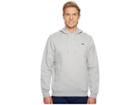 Lacoste Sport Pullover Hoodie Fleece (silver Chine/navy Blue) Men's Sweatshirt