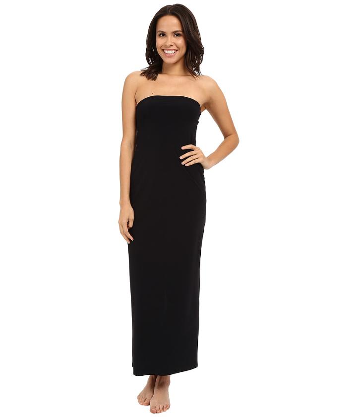 Commando The Strapless Maxi Slip Ds2 (black) Women's Dress