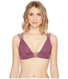 Vitamin A Swimwear Jaydah Braid Bralette (tea Rose Ecolux) Women's Swimwear