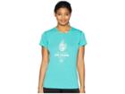 Brooks Usa Games Event Short Sleeve (teal) Women's Clothing