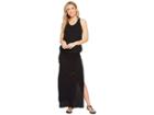 Vitamin A Swimwear Island Maxi Cover-up (eco Cotton Black) Women's Swimwear