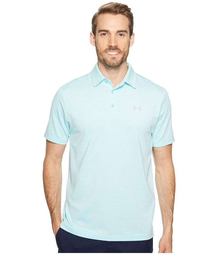 Under Armour Golf Ua Playoff Polo (blue Infinity/blue Infinity/overcast Gray) Men's Short Sleeve Knit