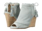 Kristin Cavallari Latakia Wedge Sandal (blue Kid Suede) Women's Wedge Shoes