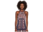 Adidas By Stella Mccartney Yoga Seamless Tank Top Space Dye Cw0454 (navy/dark Callisto/white) Women's Sleeveless