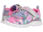 Skechers Kids Spirit Sprintz Rainbow Razzles (little Kid/big Kid) (silver/multi) Girl's Shoes