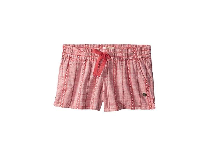 Roxy Kids Sweet As Honey Shorts (big Kids) (holly Berry South Border) Girl's Shorts