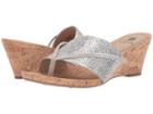 White Mountain Alexandria (silver) Women's Shoes