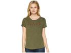 Lucky Brand Lucky Basic Crew Neck Tee (olive Night) Women's T Shirt