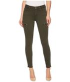 Mavi Jeans Karlina Mid-rise Skinny Ankle In Military Twill (military Twill) Women's Jeans