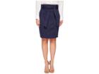 Escada Sport Railar Bow Front Skirt (navy) Women's Skirt