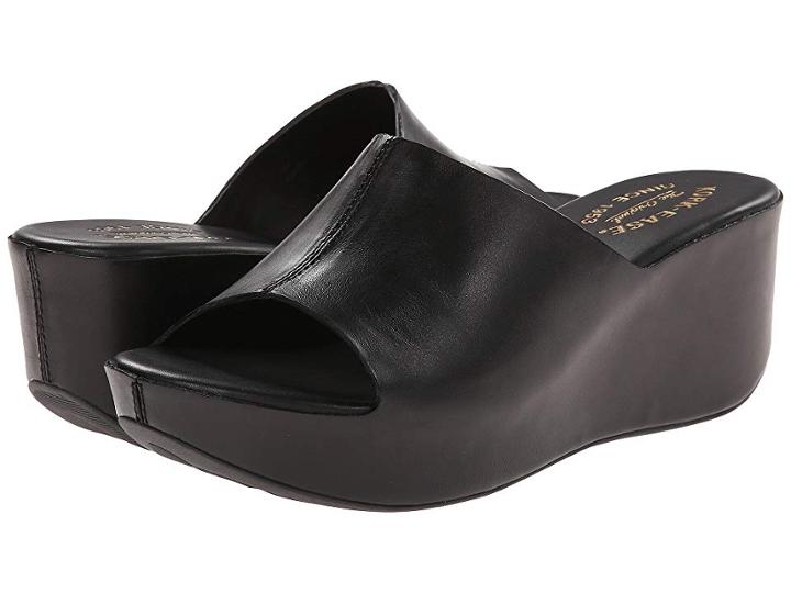 Kork-ease Greer (black F/g) Women's Wedge Shoes