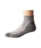 Icebreaker Hike + Light Mini 1-pair Pack (fossil/white/monsoon) Men's Quarter Length Socks Shoes