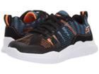 Skechers Kids Intersectors 98110l (little Kid/big Kid) (black/blue/orange) Boy's Shoes