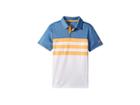 Adidas Golf Kids 3-stripe Fashion Polo (big Kids) (real Gold) Boy's Clothing