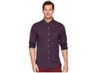 Dockers Long Sleeve Stretch Woven Shirt (scarlet Sage Print) Men's Clothing