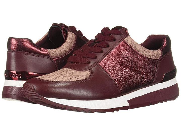 Michael Michael Kors Allie Trainer (oxblood) Women's Shoes