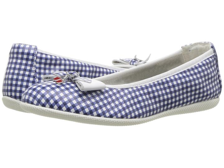Primigi Kids Pff 14380 (little Kid) (white/blue) Girl's Shoes