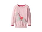 Joules Kids Artwork Sweater (toddler/little Kids/big Kids) (dusk Pink Unicorn) Girl's Sweater