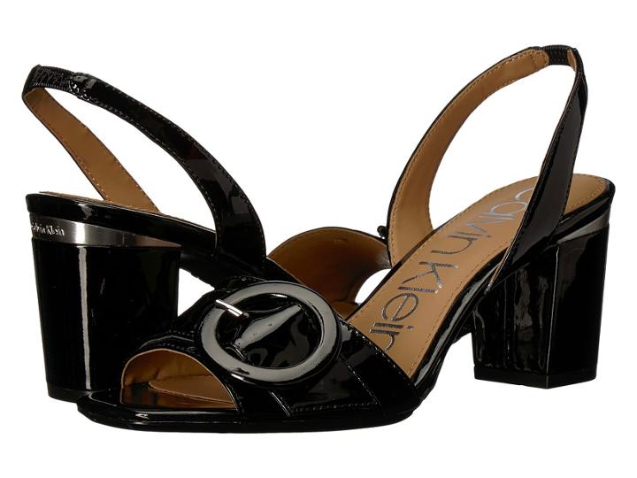 Calvin Klein Claudia (black) Women's 1-2 Inch Heel Shoes