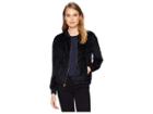 Michael Stars Vali Velvet Bomber Jacket (black) Women's Coat