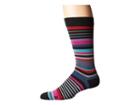 Zensah Best Dressed Socks (black/multi Stripes) Men's Crew Cut Socks Shoes