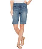 Jag Jeans Ainsley Pull-on Bermuda Classic Fit Butter Denim Short In Horizon Blue (horizon Blue) Women's Shorts
