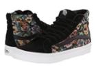 Vans Sk8-hi Slim ((tapestry Floral) Black) Skate Shoes