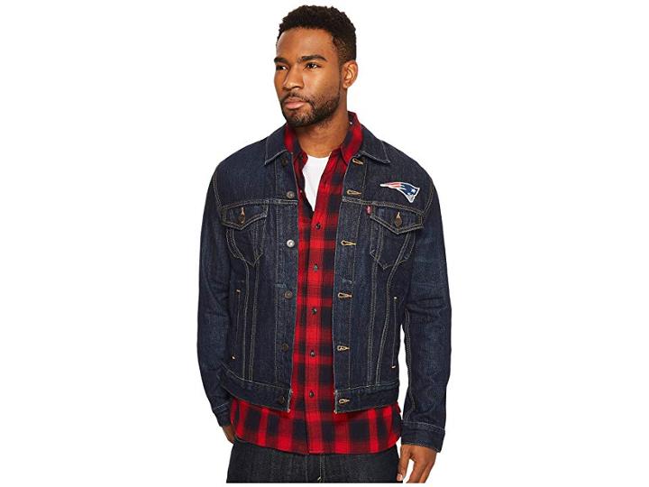 Levi's(r) Mens Patriots Sports Denim Trucker (blue) Men's Coat