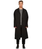 Mcq Soft Volume Coat (black) Men's Coat
