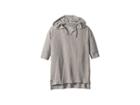Chaser Kids Super Soft Love Knit Split Side 3/4 Sleeve Pullover Hoodie (little Kids/big Kids) (heather Grey) Girl's Sweatshirt