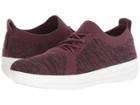 Fitflop F-sporty Uberknit Sneakers (deep Plum Mix) Women's Lace Up Casual Shoes